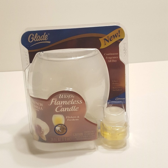 Glade Accents Glade Wisp Flameless Candle French Vanilla New Poshmark